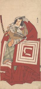 Kabuki ac i r Ichikawa Mon Osake Dobra Jako Shinozuka Kazuo Ach, przez chwilę. . . , Brama 11, 1790. autorstwa Katsukawa Shunko