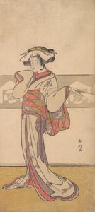 Segawa Chryzantema Kobieta Niezły członek drogi, tygrys na plaży, co? 1790. autorstwa Katsukawa Shunko