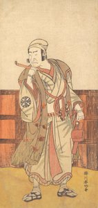 Pierwszy Nakamura Nakazo w roli Shimada no Hachizo, kwiecień 1783. autorstwa Katsukawa Shunko