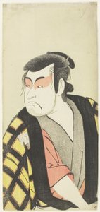 (Aktor w makijażu "Beni guma") autorstwa Katsukawa Shunsho