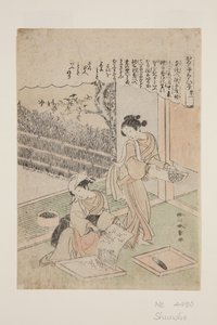 Nr 1 (kolorowy drzeworyt) autorstwa Katsukawa Shunsho