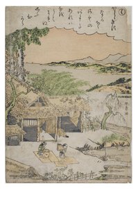 Sylaba - Ku z cyklu Opowieści Ise w modnych drukach brokatowych, ok. 1770-1773 (drewno na papierze)