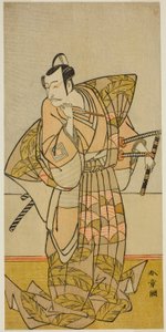 Ichikawa Danjuro V jako Shigetada z Chichibu autorstwa Katsukawa Shunsho