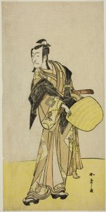 Aktor Ichikawa Danjuro V jako Kakogawa Honzo ze sztuki „Kanadehon Chushin Nagori no Kura” wystawiony w Teatrze Nakamura w dziewiątym miesiącu 1780 r. autorstwa Katsukawa Shunsho