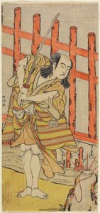Aktor Ichikawa Yaozo_ w postaci, koniec XVIII wieku autorstwa Katsukawa Shunsho