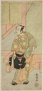 Herbata C i Ichimura Uzaemon Doctor X As Tea Cup rd Reser r Komagata Ikkaku Członek Płacą Fuji Snow Accounting Soga, Perfor Med At Te Ichimura Te First Gate th, 1770 autorstwa Katsukawa Shunsho