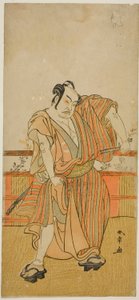 Aktor Nakamura Sukegoro II w niezidentyfikowanej roli autorstwa Katsukawa Shunsho