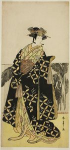 Aktor Nakayama Tomisaburo I w niezidentyfikowanej roli autorstwa Katsukawa Shunsho