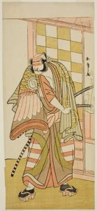 Oh c i r Soju Sawamura Dobry Jak członek Kobayashiego Asahina Saburo Te Pay Kaku jest dobry Komachi Soga, Wykonywany w Te Nakamura Te r Członek Te Ima d Month, 1781 autorstwa Katsukawa Shunsho