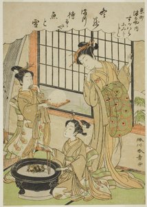 Pan Sugawara z Tsuruya Egzekwowania Prawa Projekt D Kashiko autorstwa Katsukawa Shunsho