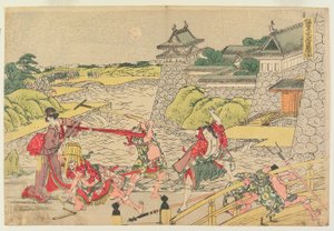 Akt III autorstwa Katsushika Hokusai