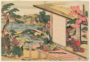 Akt II autorstwa Katsushika Hokusai