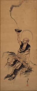 Arhat autorstwa Katsushika Hokusai