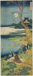 Ariwara no Narihira z serii Prawdziwe lustro chińskich i japońskich wierszy autorstwa Katsushika Hokusai