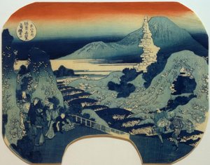 Góra Haruna w prowincji Kôzuke autorstwa Katsushika Hokusai