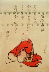 Wielebny opat Henjô autorstwa Katsushika Hokusai