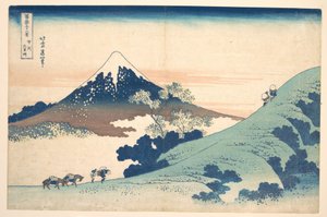 Fuji widziane z przełęczy Inume () autorstwa Katsushika Hokusai