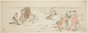 Zbieranie ziół autorstwa Katsushika Hokusai