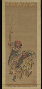 Guan Yu, chiński bóg wojny autorstwa Katsushika Hokusai