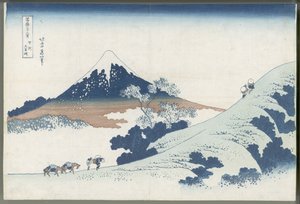 Przełęcz Inume w prowincji Kai autorstwa Katsushika Hokusai