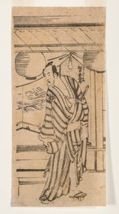 Matsumoto Ogi Asu Tsurigane Mibu, 1788-92 (DBock) autorstwa Katsushika Hokusai