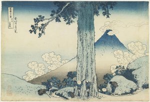 Przełęcz Mishima w prowincji Ko_shu_, 1831-1834 autorstwa Katsushika Hokusai