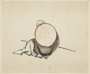Odpoczynek Pielgrzyma autorstwa Katsushika Hokusai