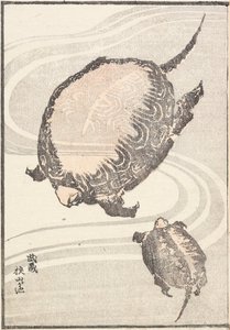 Staw Sayama-ga-ike w prowincji Musashi autorstwa Katsushika Hokusai