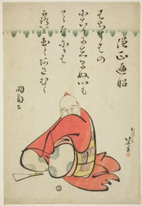 Poeta Sojo Henjo z serii Sześciu Nieśmiertelnych Poetów (Rokkasen) autorstwa Katsushika Hokusai