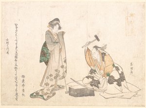 Kowal mieczy autorstwa Katsushika Hokusai