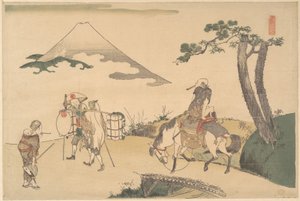 Szczyt góry Fuji autorstwa Katsushika Hokusai