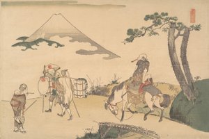 Szczyt góry Fuji, ca. 1800. autorstwa Katsushika Hokusai