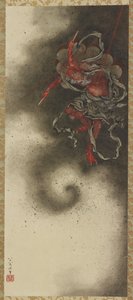 Bóg piorunów, okres Edo autorstwa Katsushika Hokusai