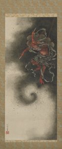Bóg piorunów, okres Edo autorstwa Katsushika Hokusai