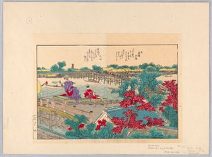 Dwie kobiety podziwiające widoki autorstwa Katsushika Hokusai