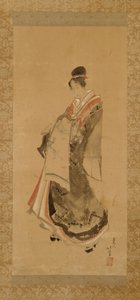 Wędrująca kurtyzana autorstwa Katsushika Hokusai