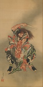 ←Ong Kuishoki, król Aden, okres Edo, 1760-1868. autorstwa Katsushika Hokusai