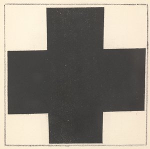 Czarny krzyż z "Suprematyzm: 34 rysunki" autorstwa Kazimir Severinovich Malevich