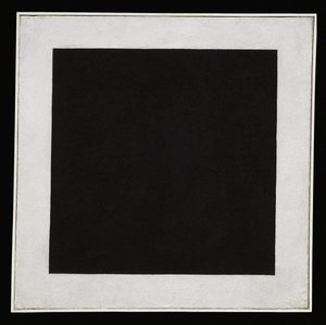 Czarny kwadrat autorstwa Kazimir Severinovich Malevich