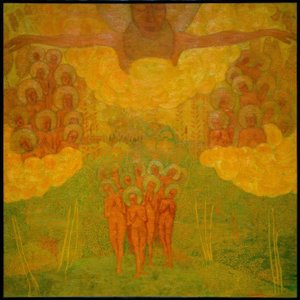 Triumf nieba (projekt fresku) autorstwa Kazimir Severinovich Malevich