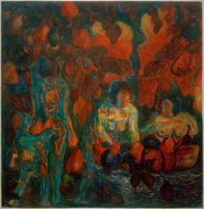 Zbieranie owoców / Obfitość autorstwa Kazimir Severinovich Malevich