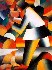 Dziennikarz, 1912 autorstwa Kazimir Severinovich Malevich
