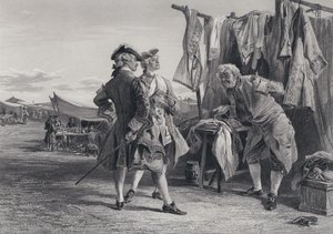 Ilustracja do pirata Sir Waltera Scotta (grafika)