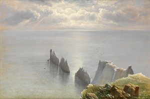 Igły, Wyspa Wight (olej na płótnie)