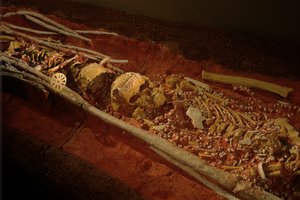 Archeologia; Hominid; Hominin; Ewolucja człowieka - Homo sapien Sapiens; Ewolucja człowieka; Ice A..., 2000 (zdjęcie) autorstwa Kenneth Garrett