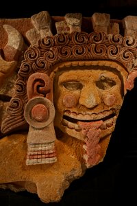Greatest Aztecs; MM7677; Mexico City; Mexico; NMAH; Tenochtitlan; Aztec; Tomb of Ahui..., 2008 (zdjęcie) autorstwa Kenneth Garrett