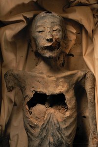 Mumia matki króla Tuta (znana jako Młodsza Dama) autorstwa Kenneth Garrett