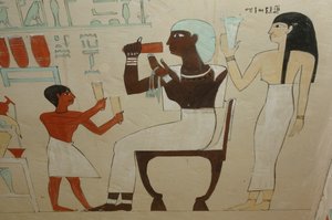 Sarkofag Aszajt, detal, Czarni Faraonowie, Nubijczycy, Egipt, Muzeum Egipskie, C..., 2007 (zdjęcie) autorstwa Kenneth Garrett