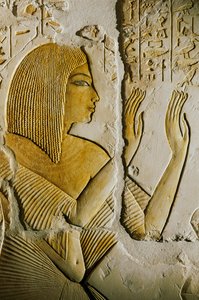 Grobowiec Mai; Egipt; Archeologia; Nowe Państwo; Sakkara, okres Amarna, sztuka, 2002 (zdjęcie) autorstwa Kenneth Garrett