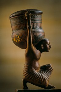 Naczynie Unguent; grobowiec Haity; panowanie Amenhotepa IV; Akhenaten; Amarna, 2009 (zdjęcie) autorstwa Kenneth Garrett